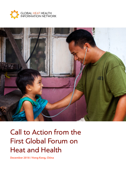 Call to Action from the 1st Global Forum on Heat and Health