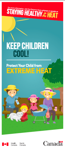 Keep children cool! Protect your child from extreme heat