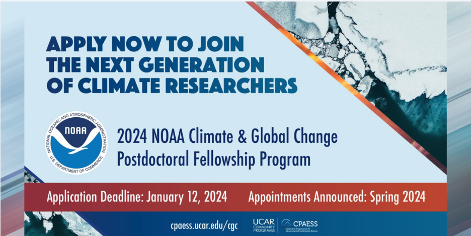 NOAA Climate And Global Change C GC Fellowship Program Now Open For   Screen Shot 2023 10 26 At 9.43.23 PM 