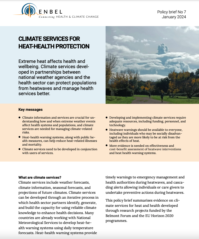Climate Services For Heat-Health Protection