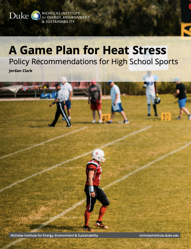 A Game Plan for Heat Stress: Policy Recommendations for High School Sports