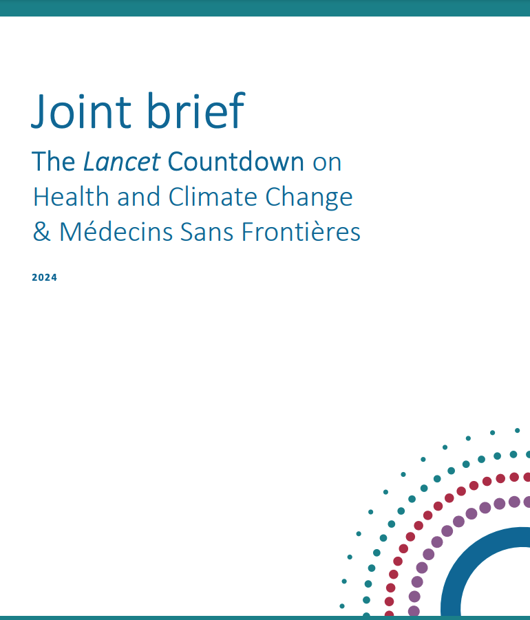 Joint brief The Lancet Countdown on Health and Climate Change & Médecins Sans Frontières