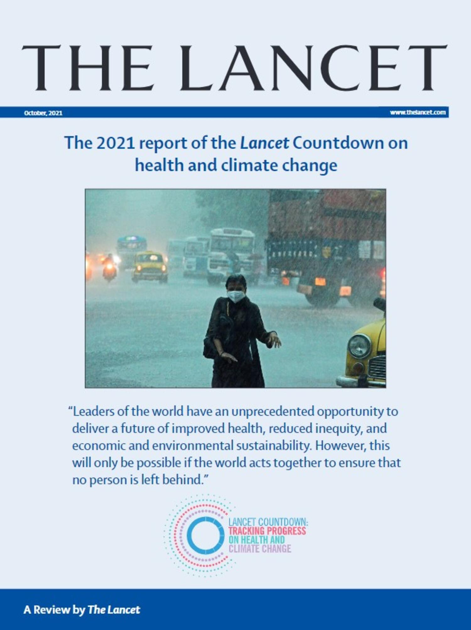 Lancet Countdown on health and climate change: code red for a healthy future