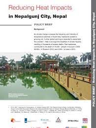 Reducing Heat Impacts in Nepalgunj City, Nepal